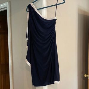 Lauren, Ralph Lauren beautiful women’s dress with flowing back detail.